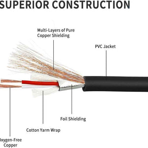 XLR Female to Dual 1/4