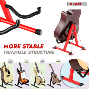 5Core Guitar Stand Floor a Frame Electric Acoustic Bass Soporte Para Guitarra