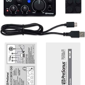 Audiobox GO | USB-C Audio Interface for Music Production with Studio One DAW Recording Software, Music Tutorials, Sound Samples and Virtual Instruments