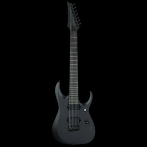 Ibanez RGDRB71 Iron Label 7 String Black Flat Electric Guitar with Nyatoh Body