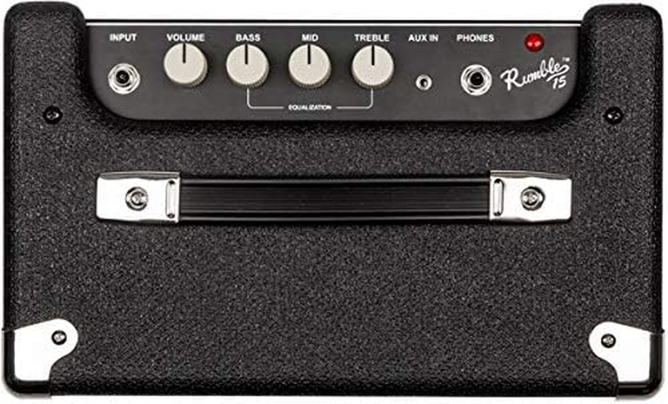 Rumble 15 Bass Combo Amplifier Bundle with Instrument Cable and Austin Bazaar Instructional DVD