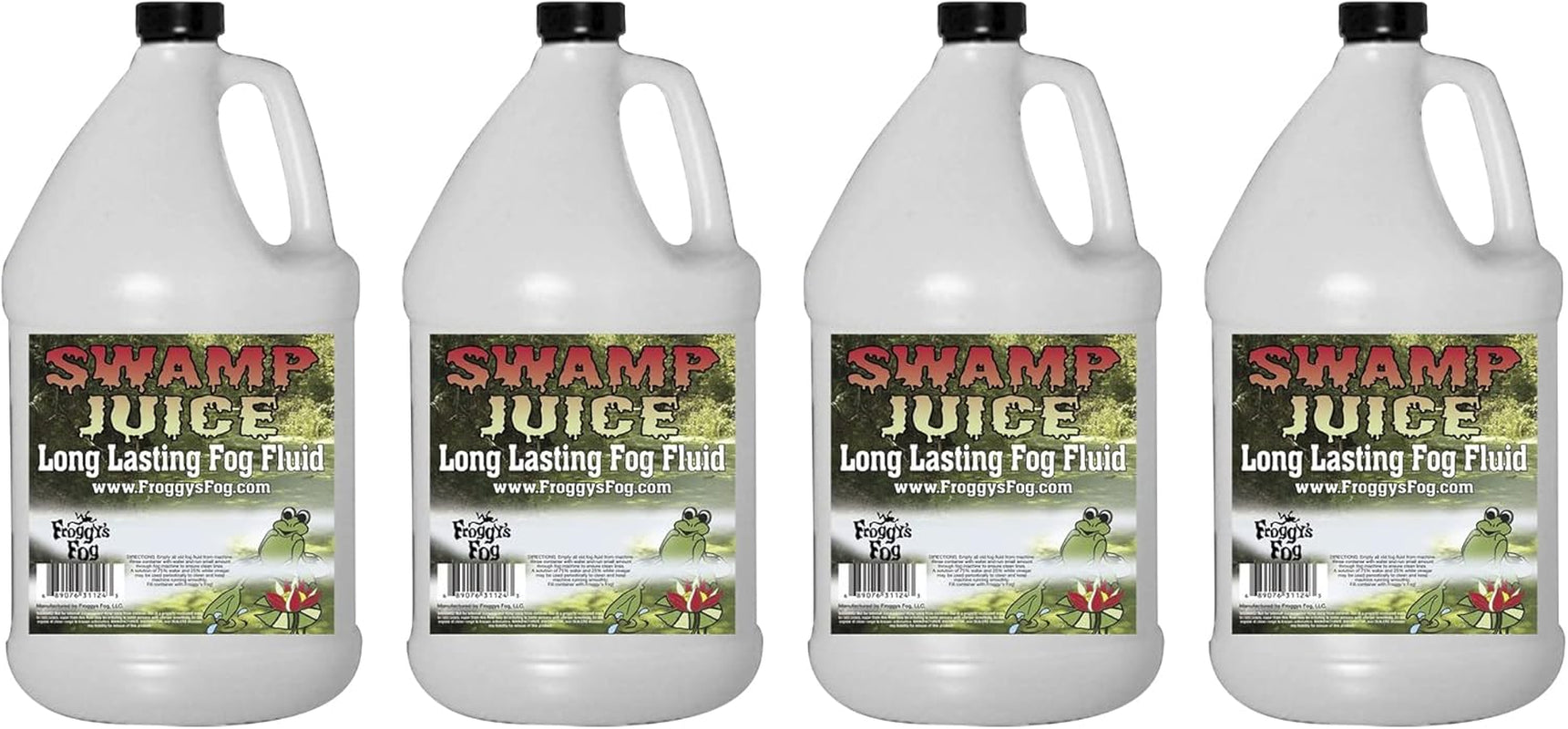 Swamp Juice Bottle, Ridiculously Long-Lasting Fog Fluid with 2-3 Hour Hang Time for Professional and Home Haunters, Theatrical Effects, and Djs, 1 Gallon