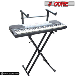 5 Core 2 Tier Keyboard Stand Extension Adapter Adjustable Width 2Nd Tier X-Style