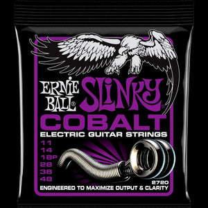 Power Slinky Cobalt Electric Guitar Strings, 11-48 Gauge (P02720)