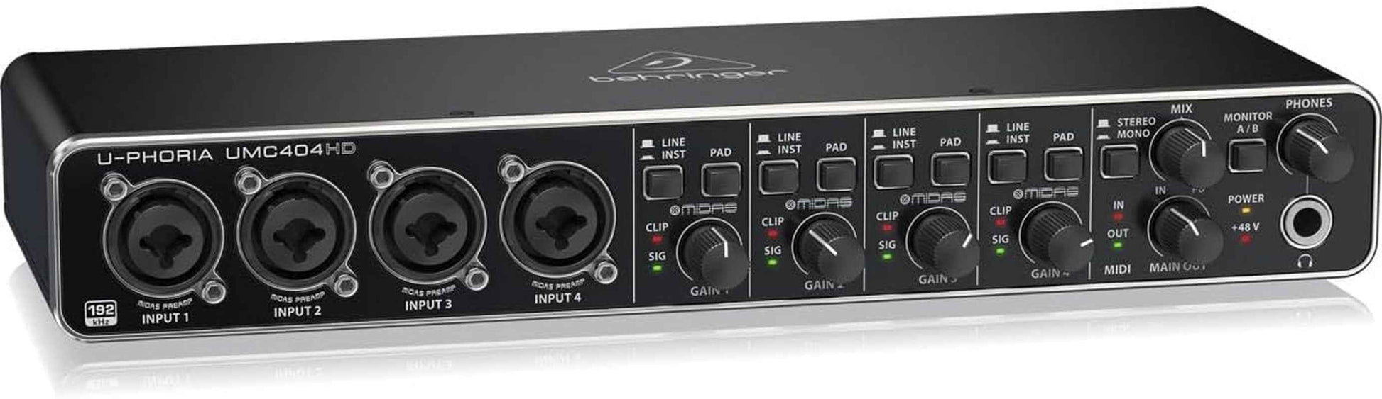 U-PHORIA UMC404HD - USB 2.0 Audio/Midi Interface