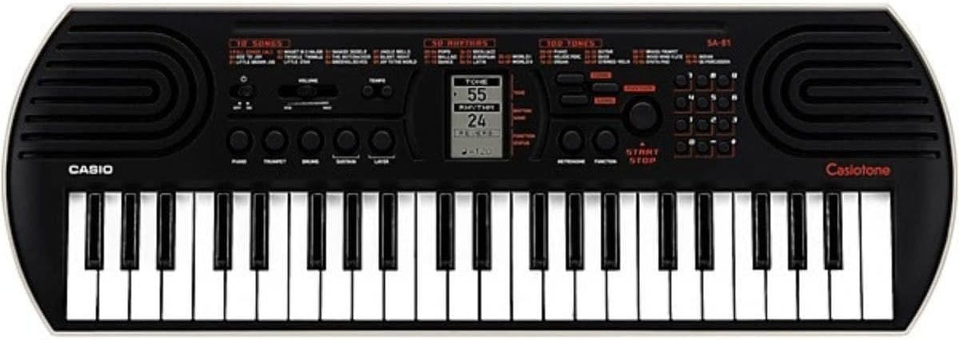 tone SA-81 44-Key Portable Keyboard with Mini Keys