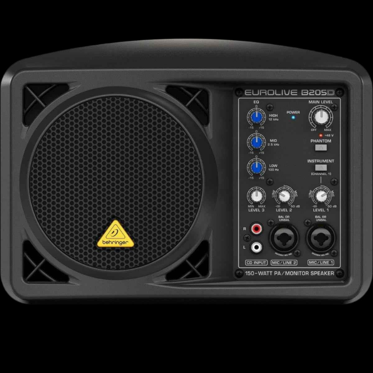 Eurolive B205D 150W 5.25 Inch Powered Monitor Speaker