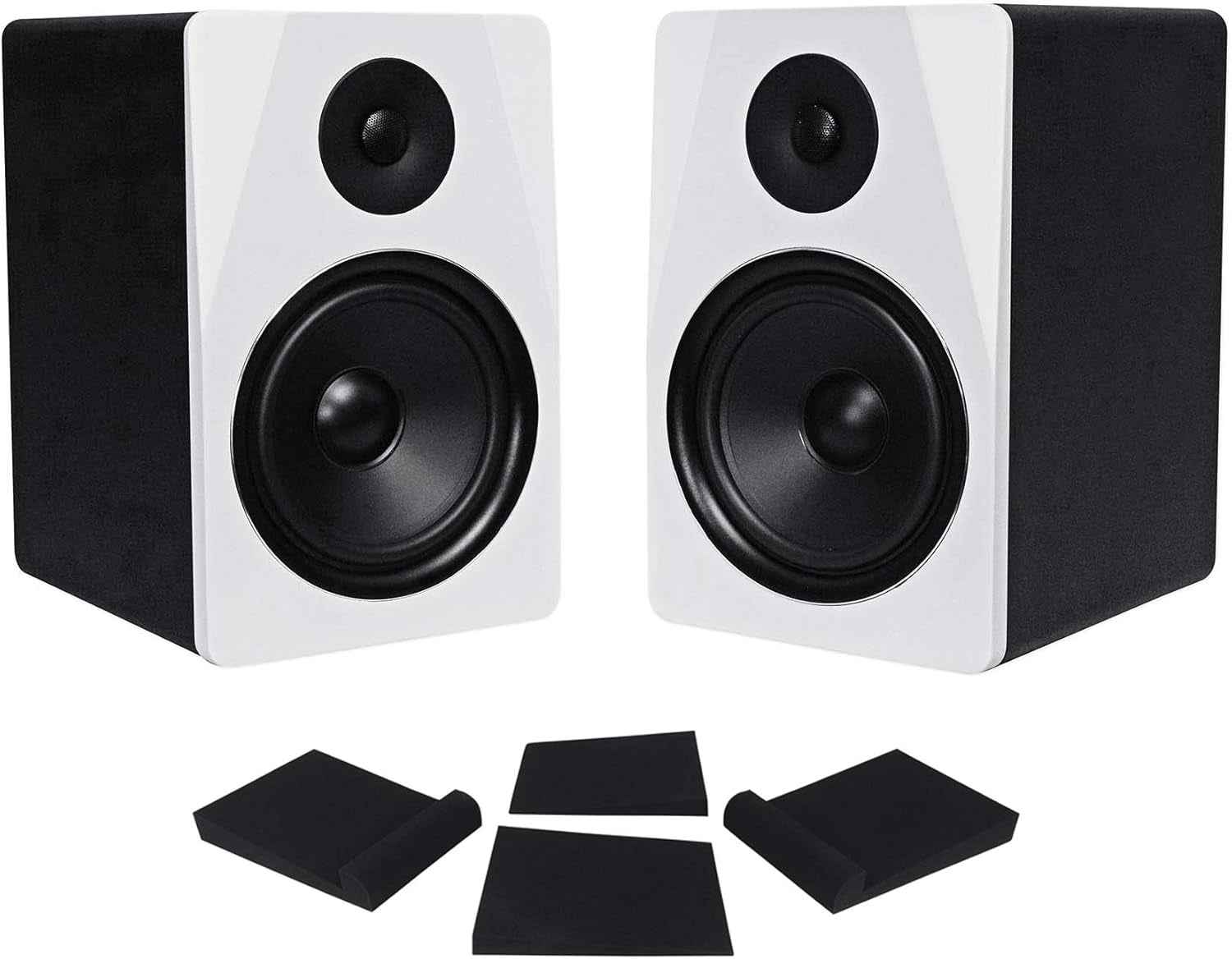 APM8W 8" 2-Way 500W USB Studio Monitor Speakers + Pads