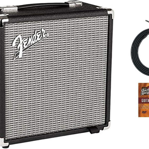 Rumble 15 Bass Combo Amplifier Bundle with Instrument Cable and Austin Bazaar Instructional DVD