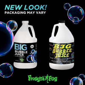 Froggys Fog - 1 Gallon - Big Bubble Juice - Enormous, Long-Lasting Bubble Fluid