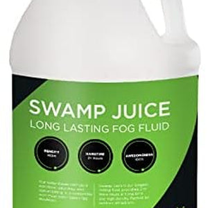 Swamp Juice Bottle, Ridiculously Long-Lasting Fog Fluid with 2-3 Hour Hang Time for Professional and Home Haunters, Theatrical Effects, and Djs, 1 Gallon