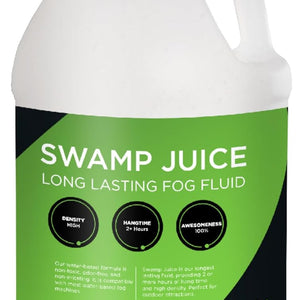 Swamp Juice Bottle, Ridiculously Long-Lasting Fog Fluid with 2-3 Hour Hang Time for Professional and Home Haunters, Theatrical Effects, and Djs, 1 Gallon