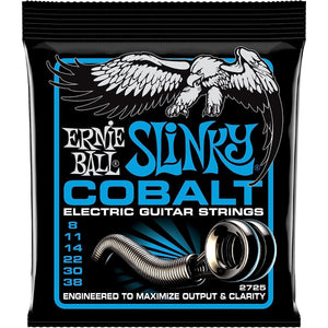 Extra Slinky Cobalt Electric Guitar Strings, 8-38 Gauge (P02725)