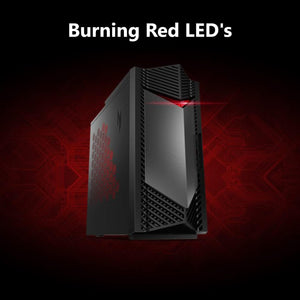 Nitro 50 N50-656-UR12 Gaming Desktop | Intel Core I5-14400F 10-Core Processor | NVIDIA Geforce RTX 3050 | 16GB DDR5 5600Mhz | 1TB Pcie Gen 4 SSD | Intel Wi-Fi 6E AX211 | Windows 11 Home