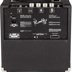 Rumble 15 Bass Combo Amplifier Bundle with Instrument Cable and Austin Bazaar Instructional DVD