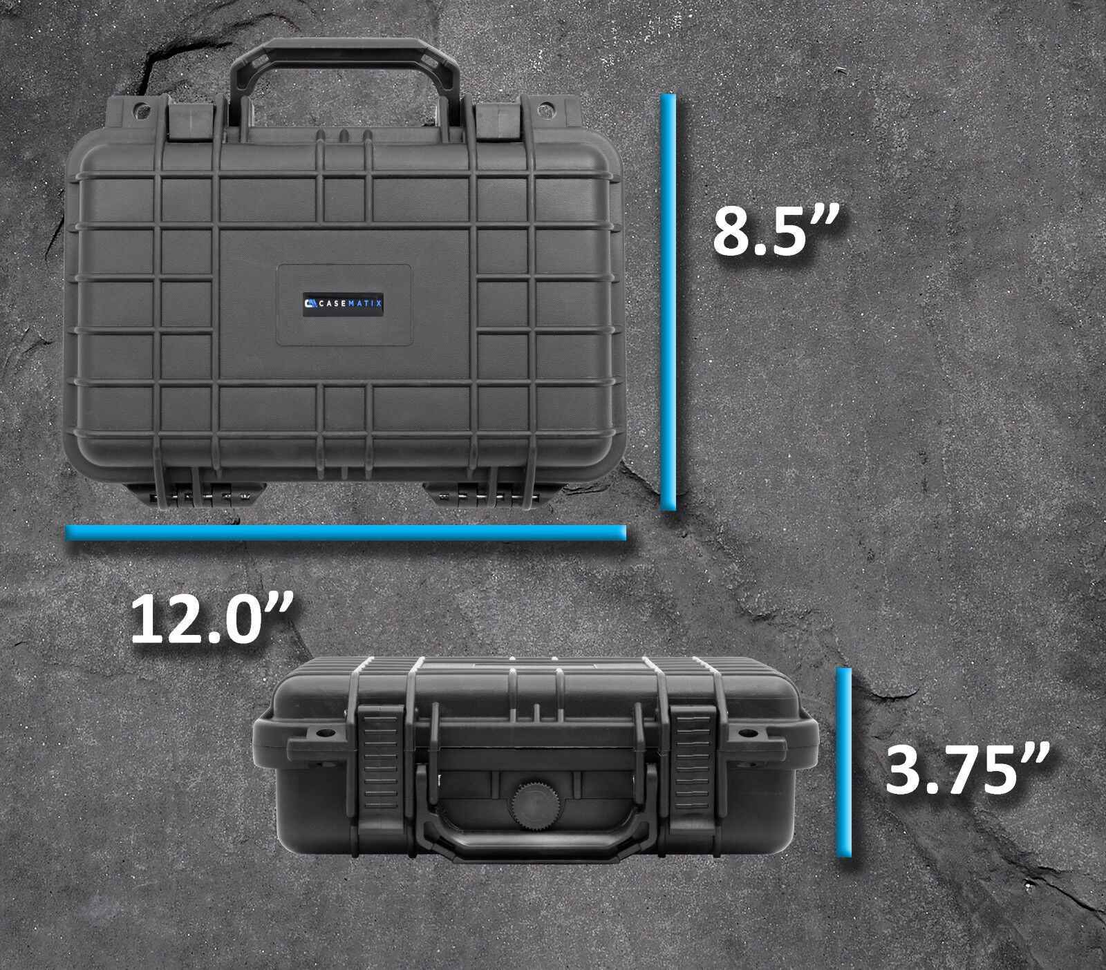 Waterproof Studio Shure Mic Case Dynamic Vocal Microphone, Studio Mic Case Only