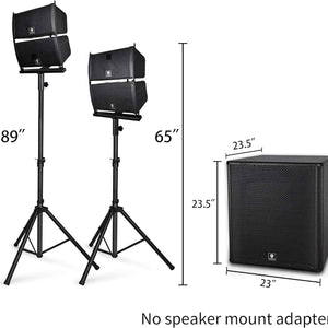 Club 4000 18-Inch 4000W P.M.P.O Stereo Dj/Powered PA Speaker System Combo Set Line Array Speaker and 18 Inch Active Subwoofer with Bluetooth/Usb/Sd Card/Remote Control