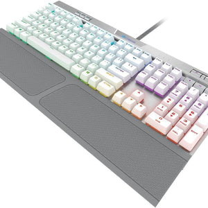 K70 RGB PRO Wired Mechanical Gaming Keyboard (Cherry MX RGB Red Switches: Linear and Fast, 8,000Hz Hyper-Polling, PBT Double-Shot PRO Keycaps, Soft-Touch Palm Rest) QWERTY, NA - Black