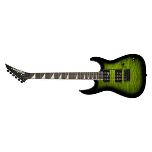 Jackson JS Series Dinky JS20 DKAQ 2PT Electric Guitar Transparent Green Burst