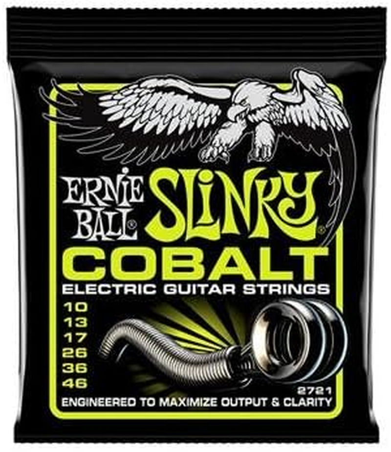 Regular Slinky Cobalt Electric Guitar Strings, 10-46 Gauge (P02721)