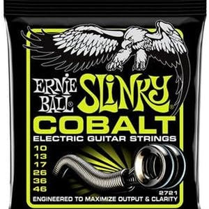 Regular Slinky Cobalt Electric Guitar Strings, 10-46 Gauge (P02721)