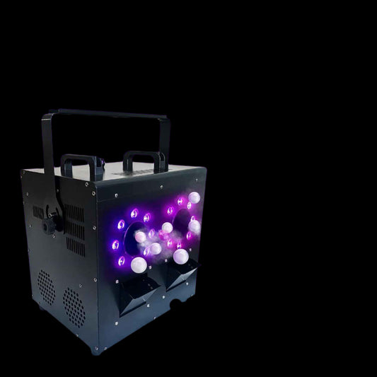 1500W Fog Bubble Machine W/ 16 LED Lights