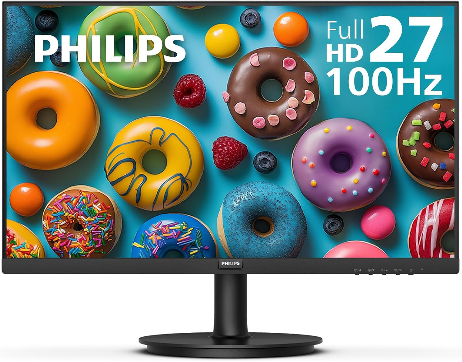 24 Inch Frameless Full HD (1920 X 1080) 100Hz Monitor, VESA, HDMI X1, VGA Port X1, Eye Care, 4 Year Advance Replacement Warranty, 241V8LB