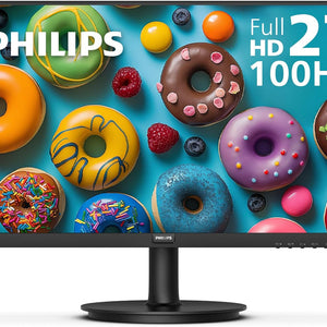 24 Inch Frameless Full HD (1920 X 1080) 100Hz Monitor, VESA, HDMI X1, VGA Port X1, Eye Care, 4 Year Advance Replacement Warranty, 241V8LB