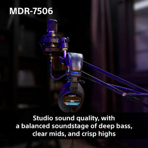 MDR7506 Professional Large Diaphragm Headphone