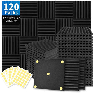 Wedge Style Foam Panels 120 Pack