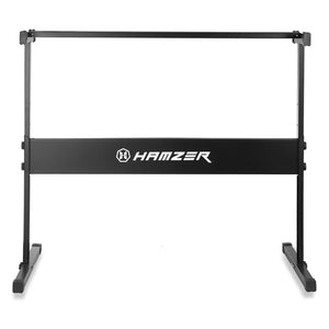 Heavy Duty H Style Piano Keyboard Stand, Adjustable W/ Non Slip Caps, Black