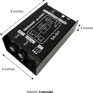 SEISMIC AUDIO SA-DI1 Passive Direct Box Pair