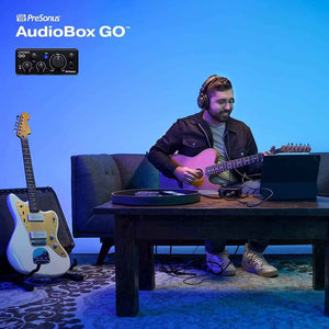 Audiobox GO | USB-C Audio Interface for Music Production with Studio One DAW Recording Software, Music Tutorials, Sound Samples and Virtual Instruments