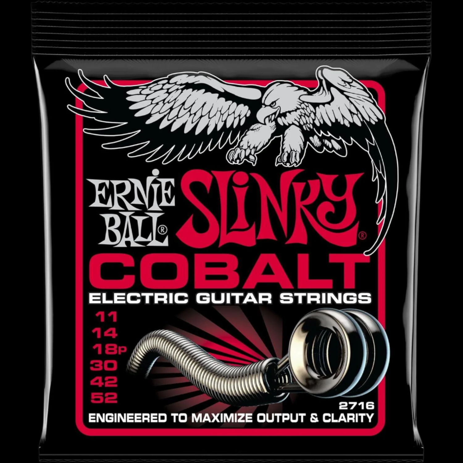 Ernie Ball Burly Slinky Cobalt Electric Guitar Strings (11-52 Gauge)