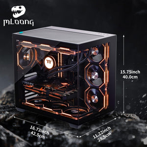 Darkness Dragon Gaming Pc,Intel Core I9 13900KF 5.8 Ghz,Geforce RTX 4070 Super 12GB Desktop Computer,2Tb Nvme SSD,64GB DDR5 6000Mhz, Liquid Cooled Prebuilt,800W Psu,Windows 11 Home & Powered Gamer PC