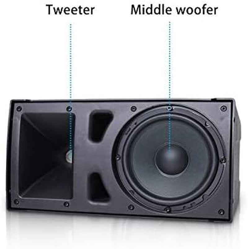 Club 4000 18-Inch 4000W P.M.P.O Stereo Dj/Powered PA Speaker System Combo Set Line Array Speaker and 18 Inch Active Subwoofer with Bluetooth/Usb/Sd Card/Remote Control