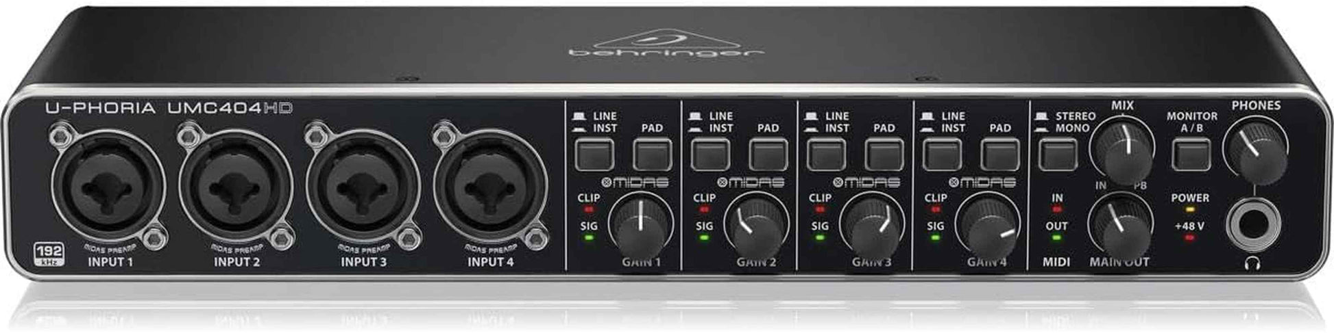 U-PHORIA UMC404HD - USB 2.0 Audio/Midi Interface