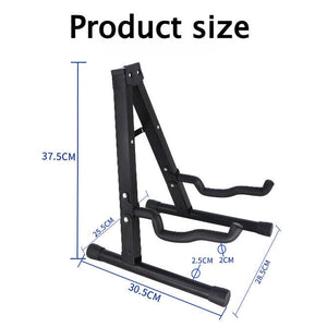 Guitar Stand A-Frame Folding Guitar Stand W/ Non-Slip Rubber and Foam Arms