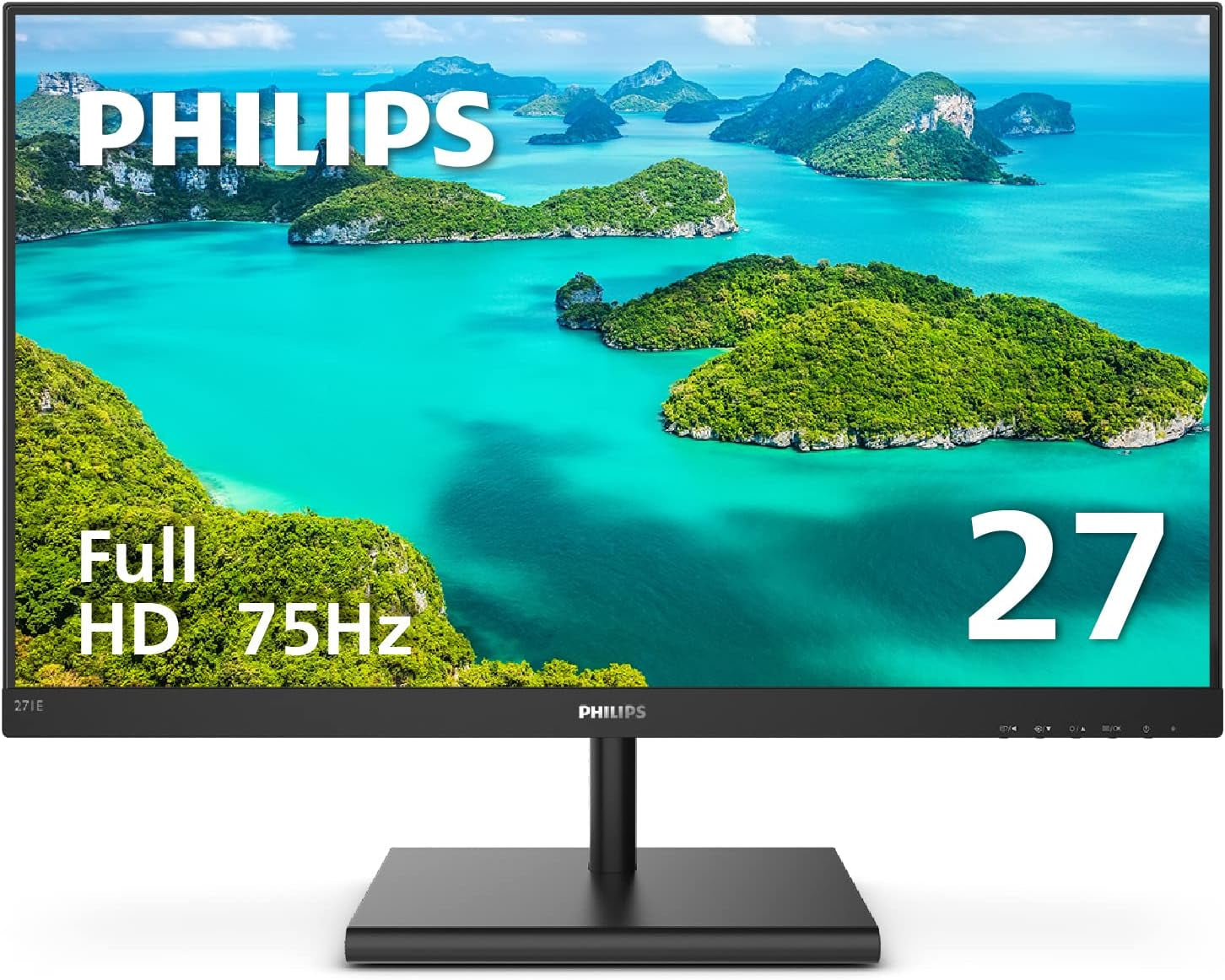 24 Inch Frameless Full HD (1920 X 1080) 100Hz Monitor, VESA, HDMI X1, VGA Port X1, Eye Care, 4 Year Advance Replacement Warranty, 241V8LB