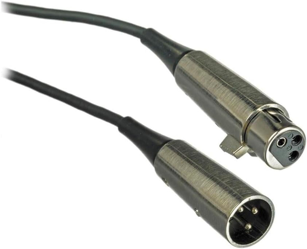 C25J 25-Foot Hi-Flex Cable with Chrome XLR Connectors, Black