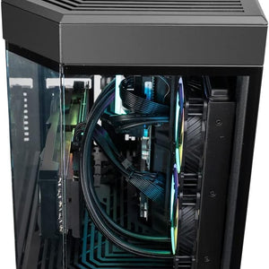 Y60 Black Gaming PC Computer Desktop Y60BA9N47TS03 (AMD Ryzen 9 7900X CPU, NVIDIA Geforce RTX 4070 Ti Super 16GB GPU, 32GB DDR5 RGB 5200Mhz RAM, 2TB Nvme, Wifi Ready, Windows 11 Home)