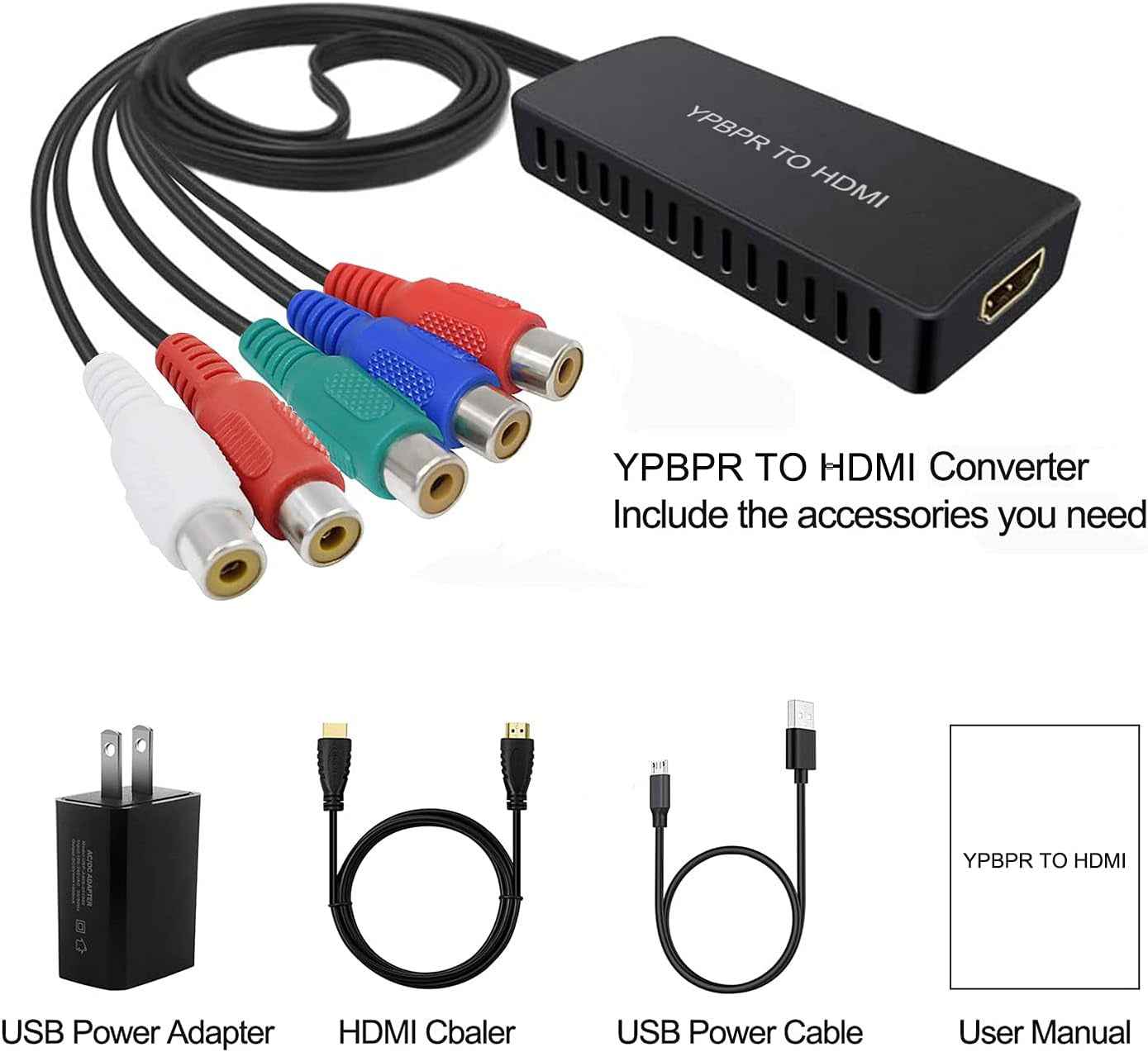 RCA Male to HDMI Female Converter