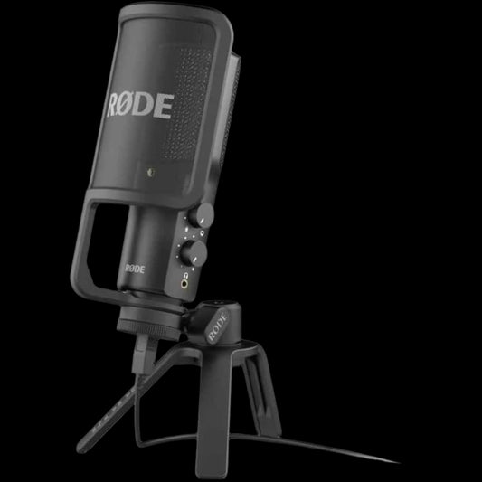 RØDE NT-USB Condenser USB Microphone W/ Pop Filter & Tripod