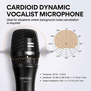 ON55 Wired Microphone 16.4Ft XLR