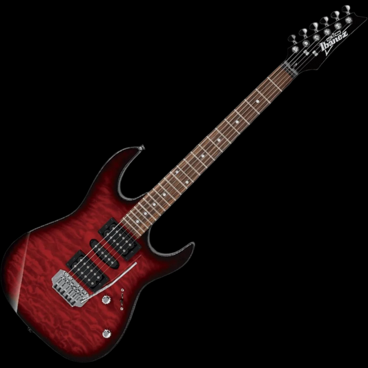 Ibanez GIO Series GRX70QA (Transparent Red Burst)