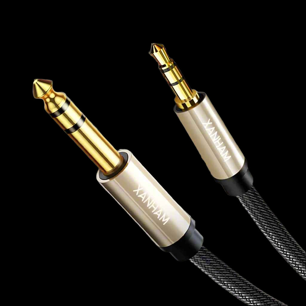 3.5mm to 1/4" Stereo Audio Cable 3.3 Ft