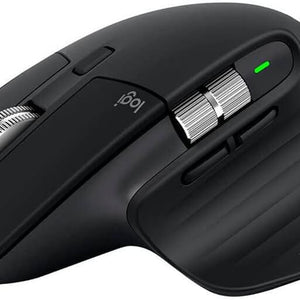 MX Master 3S - Wireless Performance Mouse with Ultra-Fast Scrolling, Ergo, 8K DPI, Track on Glass, Quiet Clicks, USB-C, Bluetooth, Windows, Linux, Chrome - Graphite