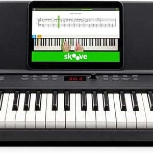 88 Key Keyboard Piano with 480 Sounds, Speakers, USB MIDI, Sheet Music Tablet Rest, Power Adapter and Piano Lessons for Beginners