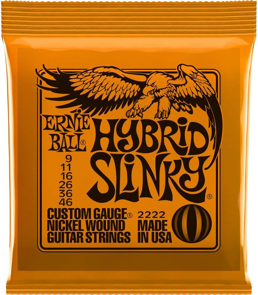 Hybrid Slinky Guitar Strings (Pack of 3) (2222X3)