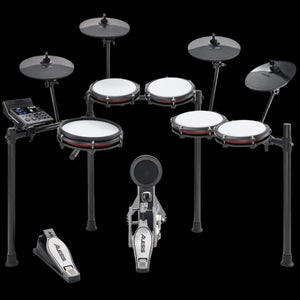 Nitro Max Kit 10 Piece Electric Drum Set with Quiet Mesh Pads, 10